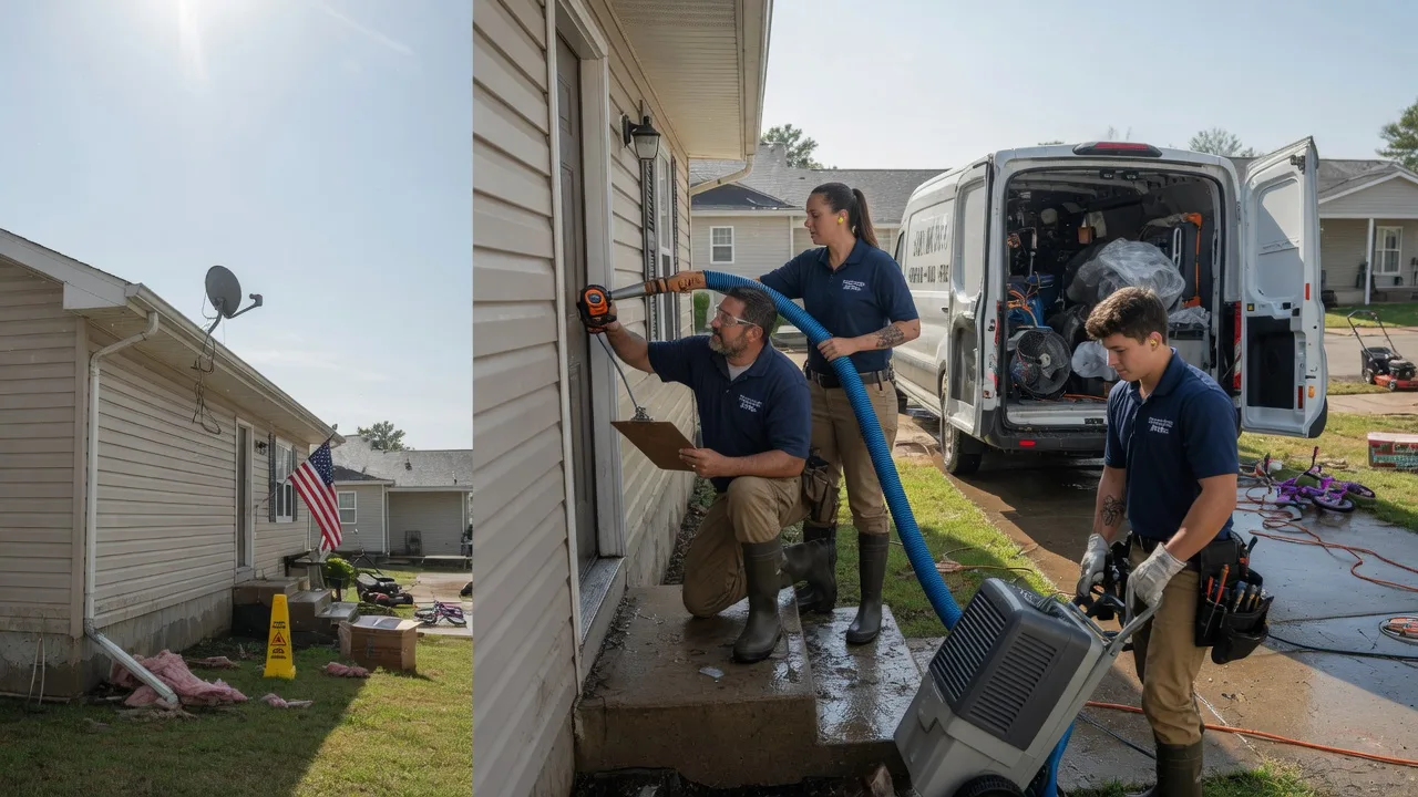 Ceiling Water Damage Restoration in Start, LA near me