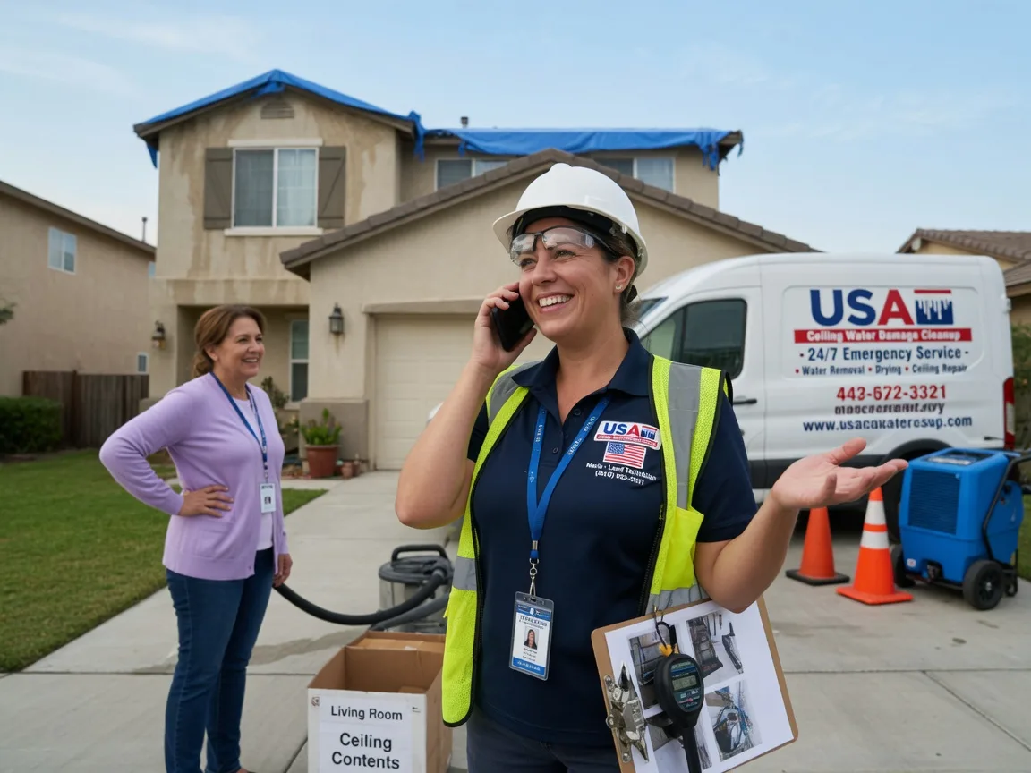 Ceiling Water Damage Restoration Start, LA FAQs